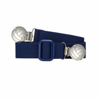 Playshoes riem elastisch met clip voetbal marine Maat