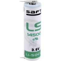 Saft LS 14500 2PF Speciale batterij AA (penlite) U-soldeerpinnen Lithium 3.6 V 2600 mAh 1 stuk(s) - thumbnail