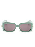 Gucci Eyewear lunettes de soleil à monture rectangulaire - Vert - thumbnail