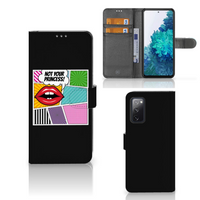 Samsung Galaxy S20 FE Wallet Case met Pasjes Popart Princess - thumbnail