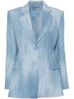 Ermanno Scervino blazer à imprimé denim - Bleu - thumbnail