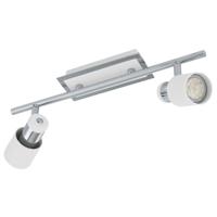 Eglo Ledspot Davida 2-lichts metaalgrijs met wit 92085