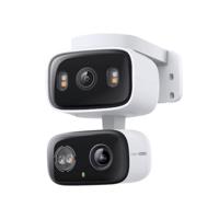 Tapo C246D Wifi-bewakingscamera voor buiten, met 2K dubbele lens, 125° groothoek en 6 mm telelens, smart tracking, gratis KI-detectie, nachtzicht, microSD-kaart tot 512 GB