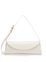 Jil Sander grand sac porté épaule Cannolo en cuir - Blanc