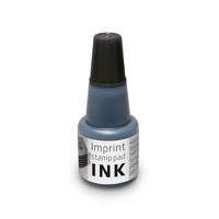 Imprint stempelinkt 24ml. zwart, op waterbasis, voor navullen 9071M-9072M-9073M stempelkussens