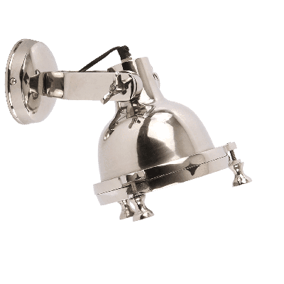 Wandlamp Spot Rovigo Industrieel 20 cm 1 Lichts Glans Chroom