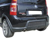 InoxCar uitlaat passend voor Fiat Panda 1.4 16v (100pk) 2007- 120x80mm IXFIPA02120