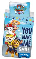 PAW Patrol Dekbedovertrek You Make me Smile Glow in the Dark - Eenpersoons - 140 x 200 cm - Multi - thumbnail