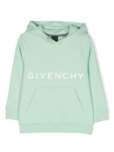 Givenchy Kids hoodie à logo 4G imprimé - Vert