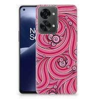 OnePlus Nord 2T Hoesje maken Swirl Pink - thumbnail