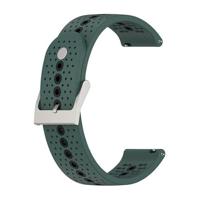 By Qubix - Dot Pattern bandje - Groen - Compatible met Garmin Vivoactive 6 / Vivoactive 5 / Vivoactive 3 - Compatible Garmin bandje - Bandbreedte: 20mm