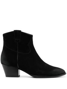 Ash bottines Houston 03 50 mm en daim - Noir