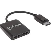 Manhattan 207768 DisplayPort-splitter 2 poorten 3810 x 2160 Pixel