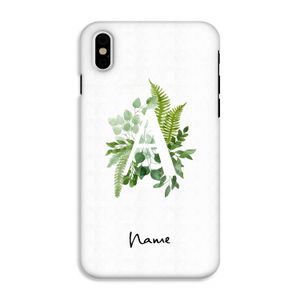 Green Brush: iPhone XS Tough Case