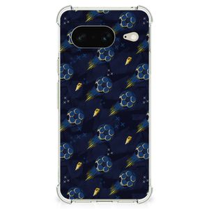 Doorzichtige Silicone Hoesje voor Google Pixel 8 Voetbal