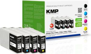 KMP Inktcartridge vervangt Epson 79XL, T7901, T7902, T7903, T7904 Compatibel Combipack Zwart, Cyaan, Magenta, Geel E220VX 1628,4005