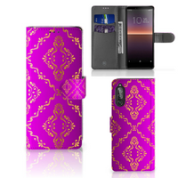 Wallet Case Sony Xperia 10 II Barok Roze - thumbnail