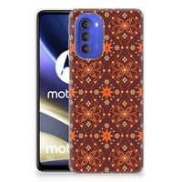 Motorola Moto G51 5G TPU bumper Batik Brown