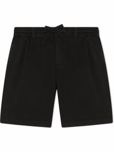 Dolce & Gabbana Kids short à lien de resserrage - Noir