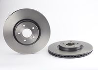 Remschijf COATED DISC LINE BREMBO, Remschijftype: Binnen geventileerd, u.a. für Volvo, Ford