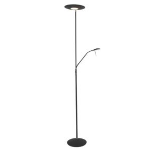 Steinhauer Vloerlamp met leeslampje Zenith 2-lichts zwart 7972ZW