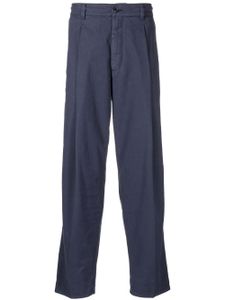 Moncler pantalon chino à taille élastiquée - Bleu