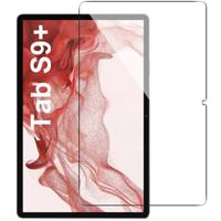 Samsung Galaxy Tab S9+/S8+ Screenprotector van gehard glas - 9H - Case Friendly - Doorzichtig - thumbnail