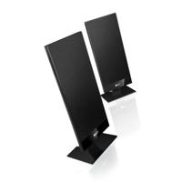 KEF T101 Luidspreker Zwart Paar|Ultra-slank| 3,5cm diep|10-100W|HiFi|Thuisbioscoop|TV
