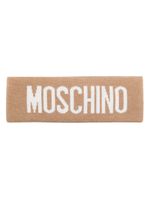 Moschino chaussettes nervurées à logo en intarsia - Tons neutres - thumbnail