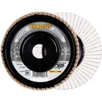 Rhodius 211314 LGA ALU PACK Lamellenschijf Diameter 125 mm Boordiameter 22.23 mm 5 stuk(s)