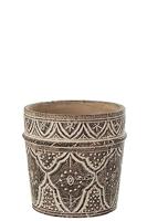 J-Line Bloempot Provence Terracotta Bruin Extra Large