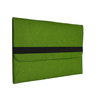 Shop4 - MacBook Pro 13-inch (2017) Hoes - Sleeve Wolvilt Groen Shop4 - MacBook Pro 13-inch (2017) Hoes - Sleeve Wolvilt Groen
