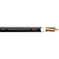 Cordial CLS 425-50 Black 100 Luidsprekerkabel 4 x 2.50 mm² Zwart per meter