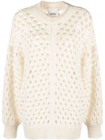 ISABEL MARANT Tane crochet wool-blend jumper - Tons neutres - thumbnail