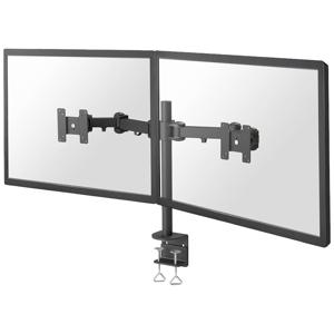 Neomounts FPMA-D960D Monitor-tafelbeugel 2-voudig 25,4 cm (10) - 68,6 cm (27) Zwart Kantelbaar, Zwenkbaar, Roteerbaar