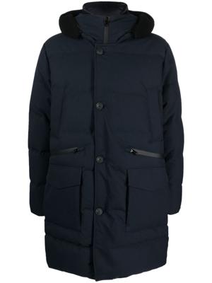 Woolrich veste boutonnée à capuche - Bleu Woolrich veste boutonnée à capuche - Bleu