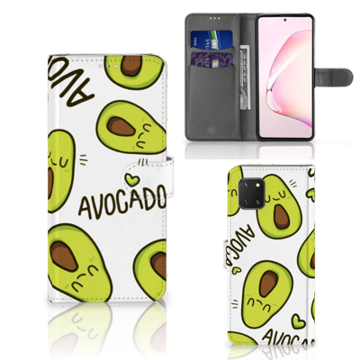 Samsung Note 10 Lite Leuk Hoesje Avocado Singing Samsung Note 10 Lite Leuk Hoesje Avocado Singing