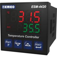 Emko ESM-4420 2-punt, P, PI, PD, PID Temperatuurregelaar J, K, R, S, T, Pt100 -200 tot 1700 °C Relais 5 A, SSR (l x b x h) 95 x 48 x 48 mm