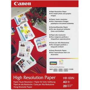 Canon HR-101 A3 Paper high resolution 20sh papier voor inkjetprinter