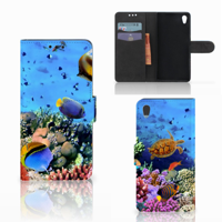 Sony Xperia Z5 | Z5 Dual Telefoonhoesje met Pasjes Vissen