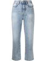 Acne Studios jean court Mece à coupe droite - Bleu