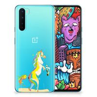 OnePlus Nord Telefoonhoesje met Naam Horse Color