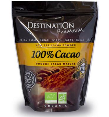 Destination Destination Cacao 100% Mager 10-12% Bio (250g)