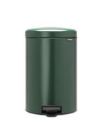 Brabantia NewIcon Prullenbak, Kunststof Binnenemmer, Pine Green, 20 Liter