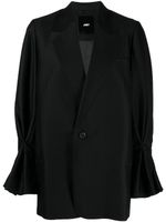 JNBY blazer ample à revers crantés - Noir