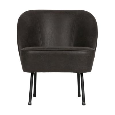 BePureHome Vogue fauteuil kunstleer zwart