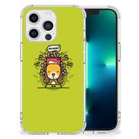 Apple iPhone 13 Pro Stevig Bumper Hoesje Doggy Biscuit