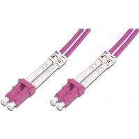 Digitus LC/LC, 7 m Glasvezel kabel Roze - thumbnail