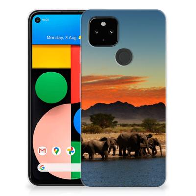 Google Pixel 4a 5G TPU Hoesje Olifanten