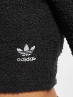 adidas Originals / Longsleeve Crop in zwart